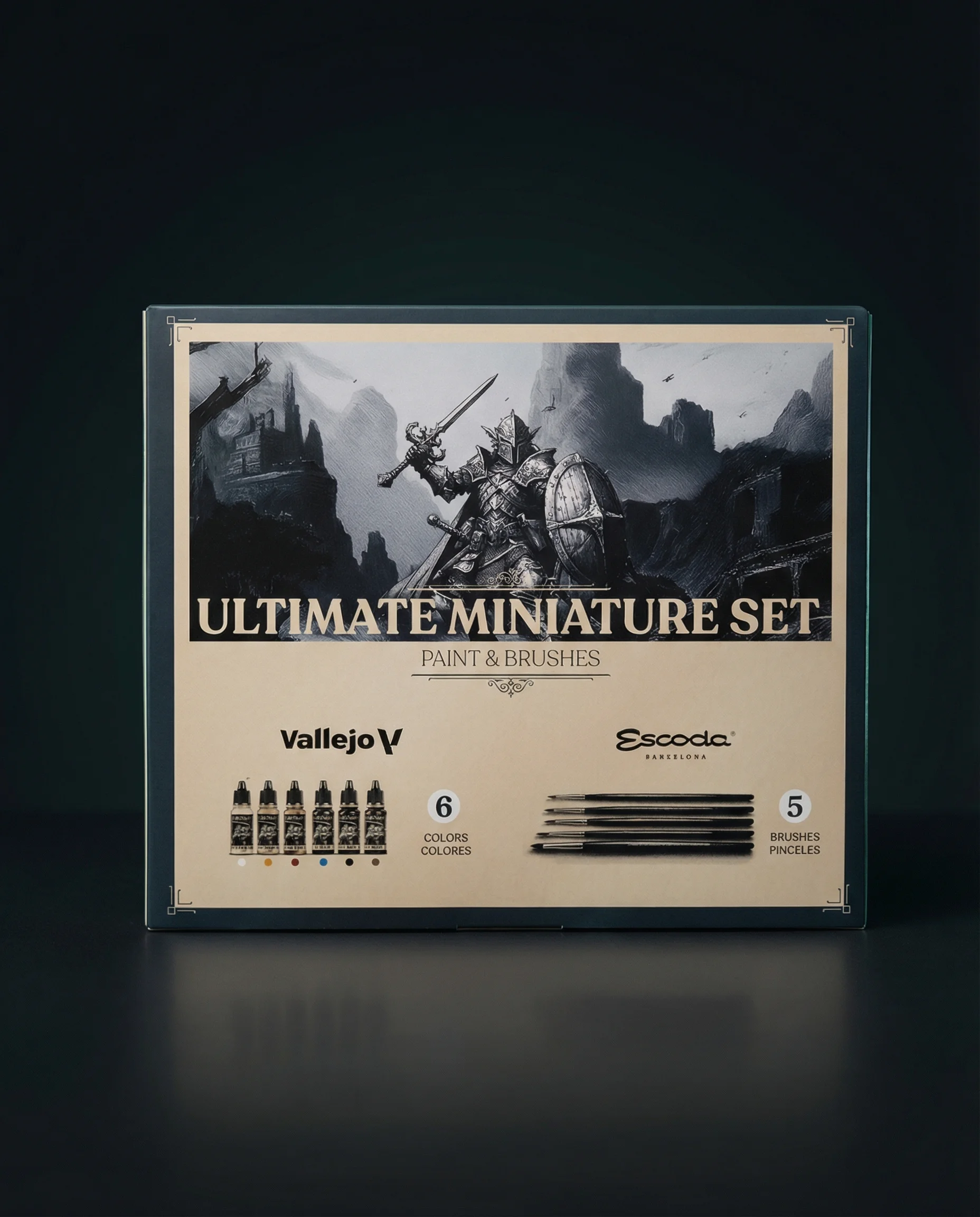Ultimate Miniature Set: Paint & Brushes - 72206 Ultimate Miniature Set: Paint & Brushes - 72206